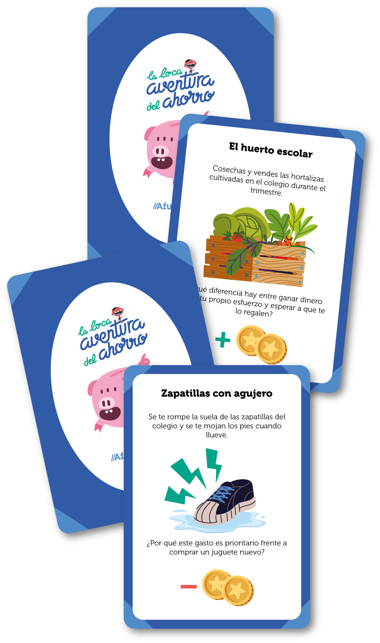 Cartas carrera hacia el ahorro